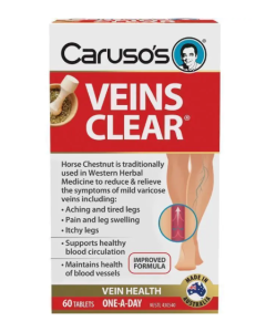 Carusos Veins Clear 60 Tablets