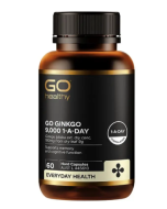 GO Healthy Ginkgo 9000+ 60 Vege Capsules